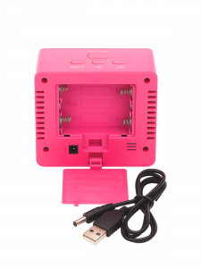 VST 887Y-1 Красные часы настольные (без блока)